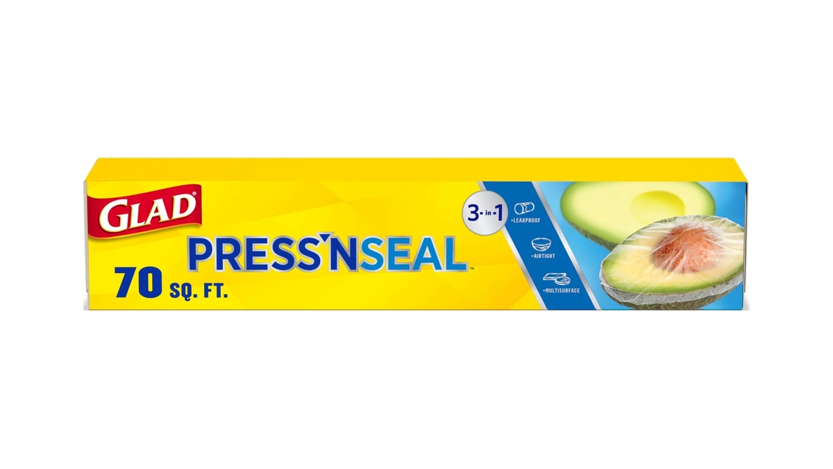 Glad Press'n Seal Food Plastic Wrap, 70 Square Foot Roll