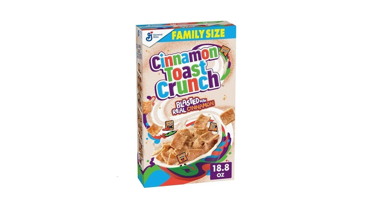 Cinnamon Toast Crunch Breakfast Cereal, Family Size, 18.8 Oz