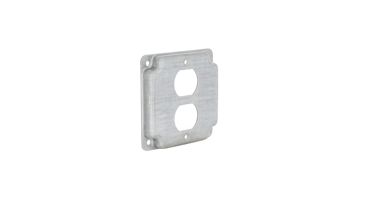Raco 902c 1 Duplex Receptacle 4-inch Square Exposed Work Cover