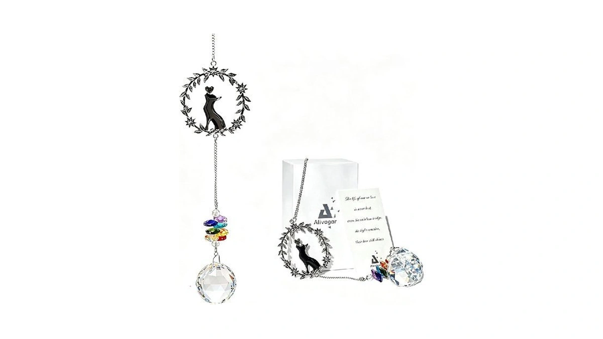 Dog Memorial Gifts, Paw Print Sun Catcher Dogs Cats Pet