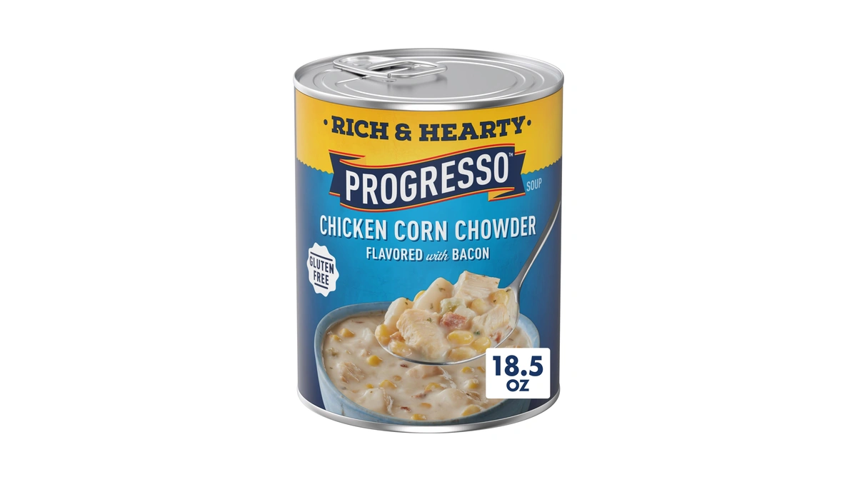 Progresso Rich & Hearty Chicken Corn Chowder Canned Soup, 18.5