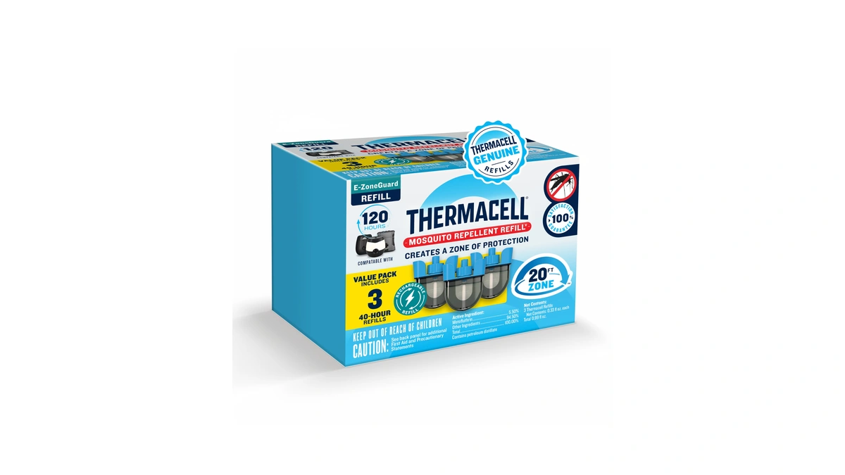 Thermacell E-zoneguard Mosquito Repellent Refill, 120-hr Value Pack