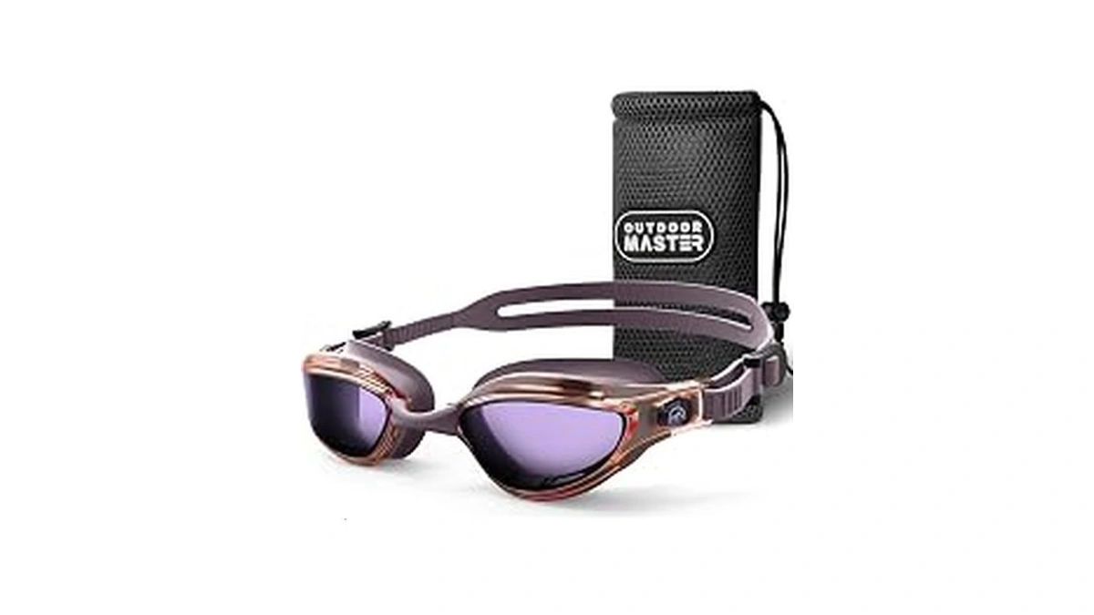 Outdoormaster Goby Swim Goggles, Anti-fog Swimming Goggles No Leaking Uv