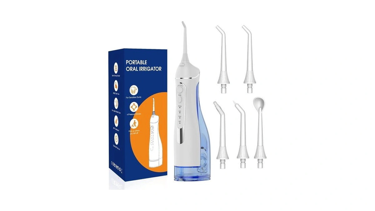 Water Flossers For Teeth Pick, Portable Oral Irrigator Dental With