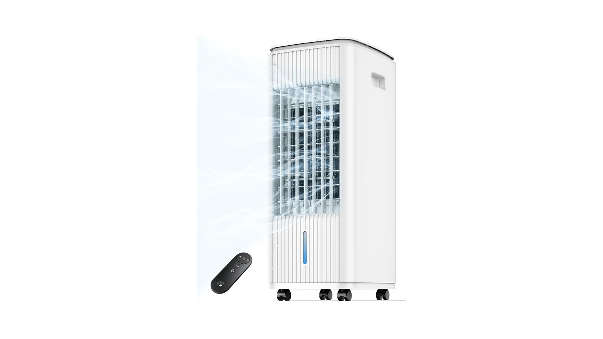 Windowless Portable Air Conditioner, 25.2" Evaporative Air Cooler For Room