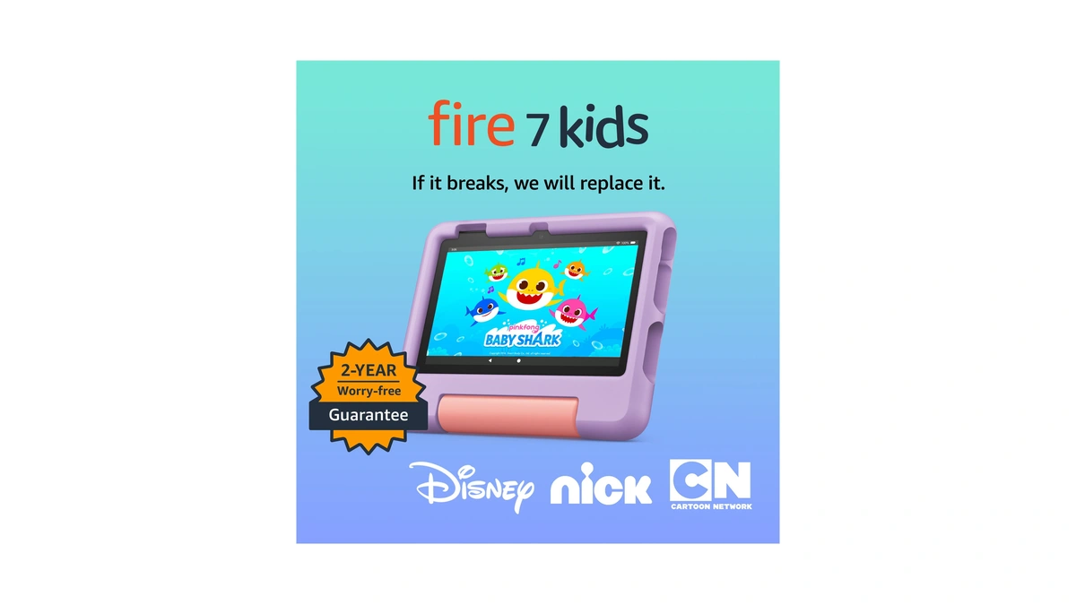 Amazon Fire 7 Kids Tablet (newest Model) Ages 3-7. Top-selling