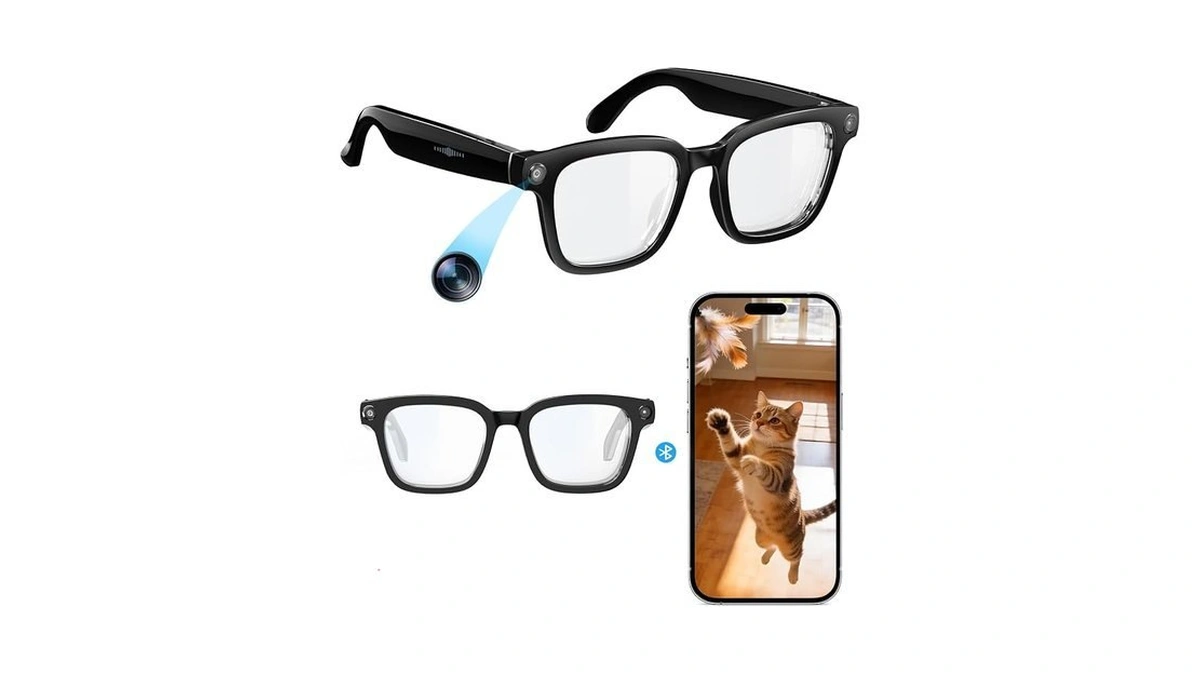 Smart Glasses With Camera And Audio 8mp Hd Camera Smart