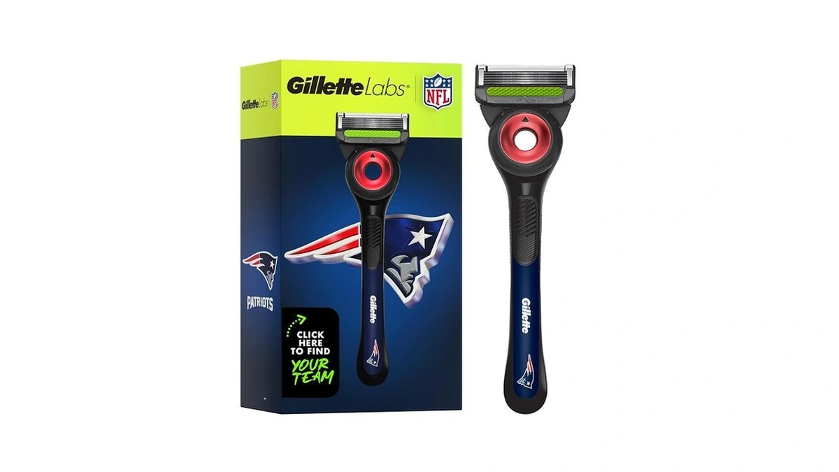 Gillette Labs Special Nfl Patriots Edition Shaving Razor For Men