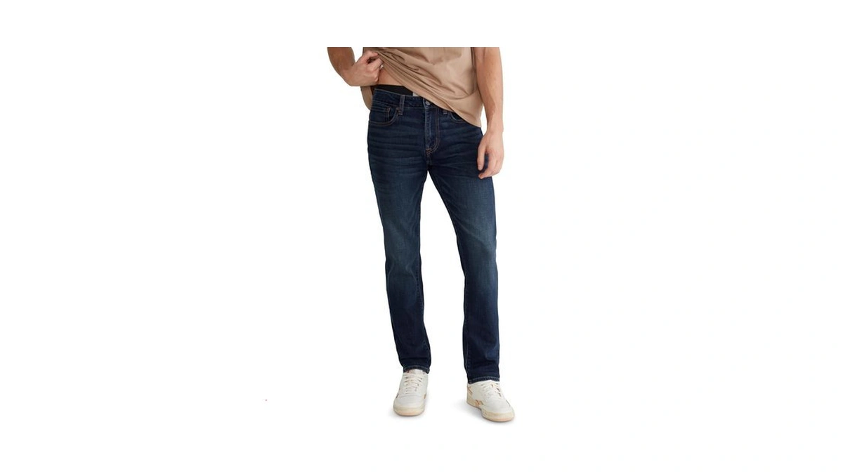 Aeropostale Mens Regular Fit Jean, Dark Wash, 38 32