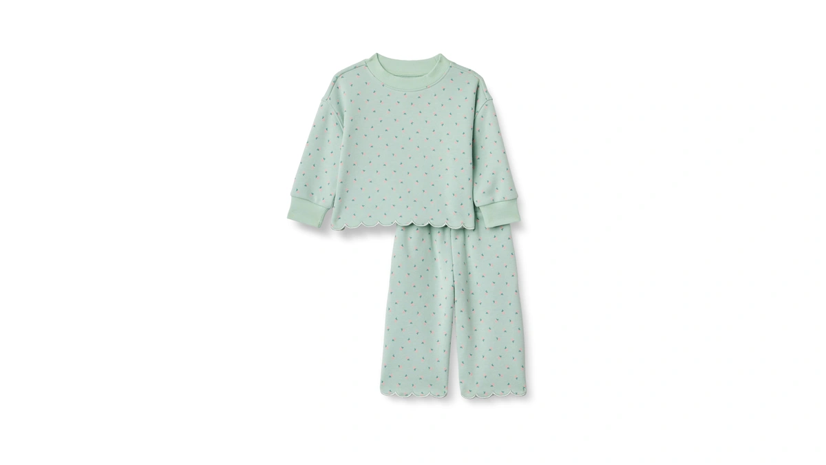 Amazon Essentials Baby Girls' French Terry Sweatshirt Pant And Top