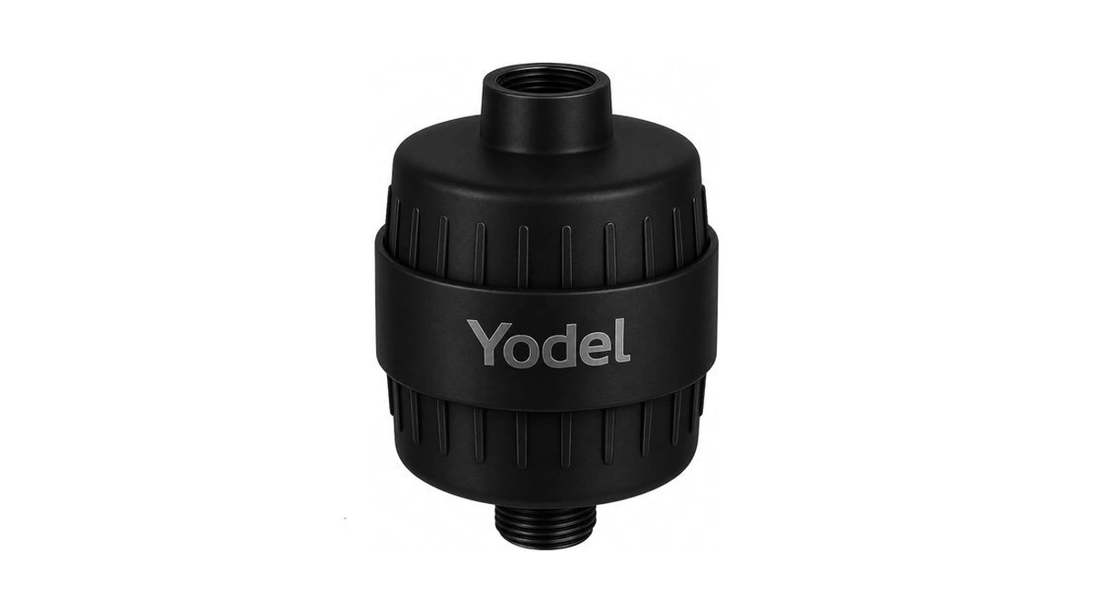Yodel Shower Filter Matte Black - Shower Head Filter For