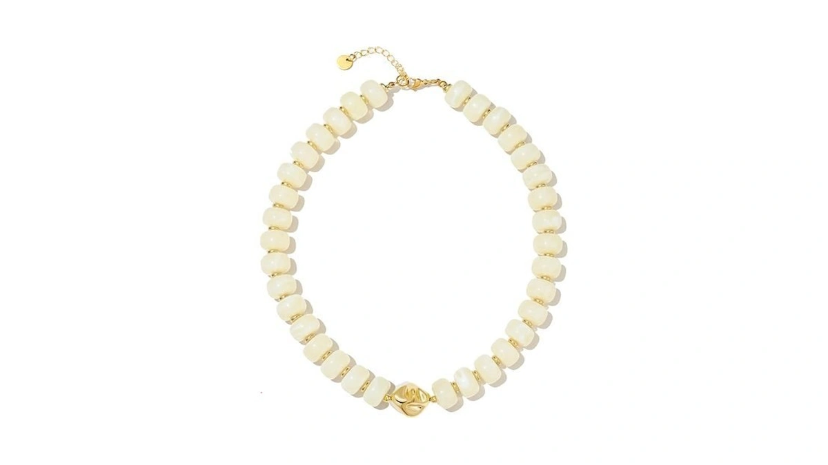 Bowdcvy Chunky Beaded Statement Necklace For Women Trendy Colorful Boho