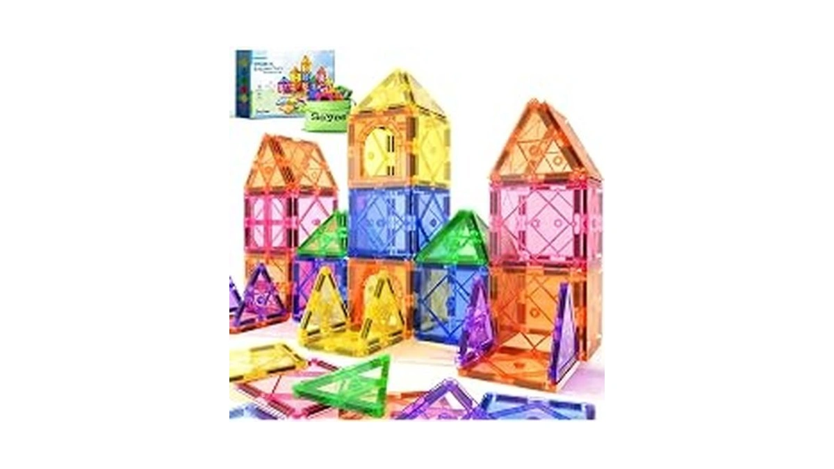 Magnetic Tiles Toddler Toys Magnetic Building Blocks For Kids Ages
