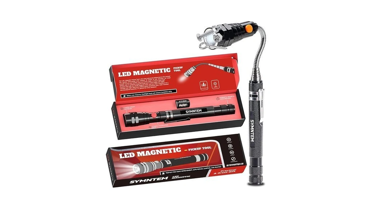 Mens Gifts, Magnetic Pickup Tool, Telescoping Magnet Pickup Tool With