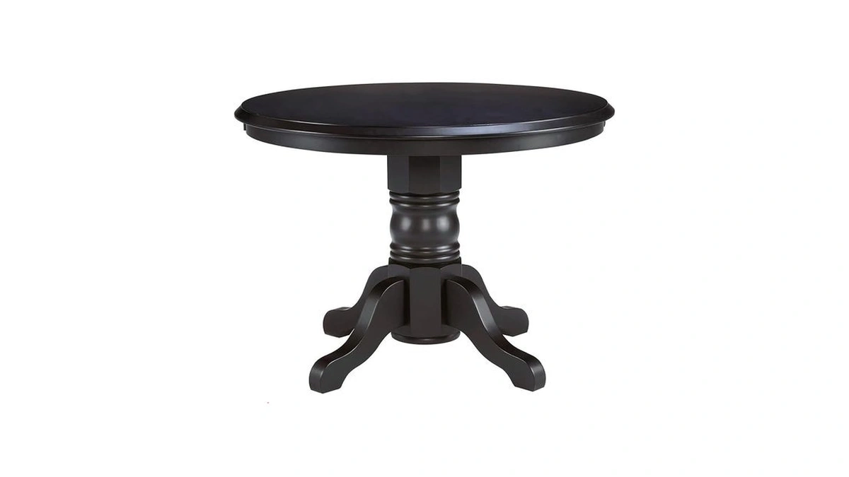 Homestyles Blair Black Round Dining Table, 42"