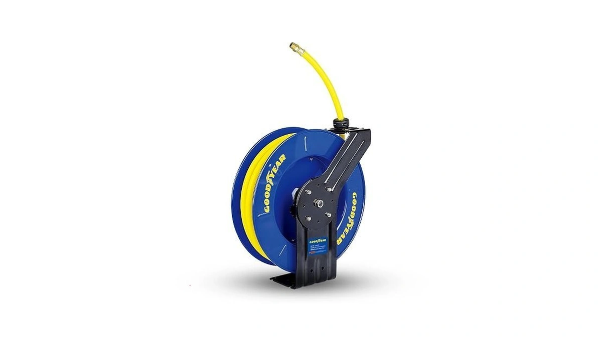 Goodyear Air Hose Reel Retractable 1/2" Inch X 65' Foot