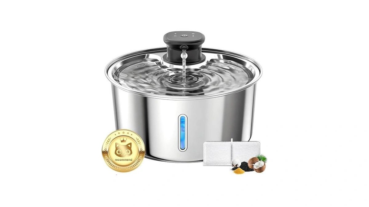 Wireless Cat Water Fountainl Stainless Steel ...