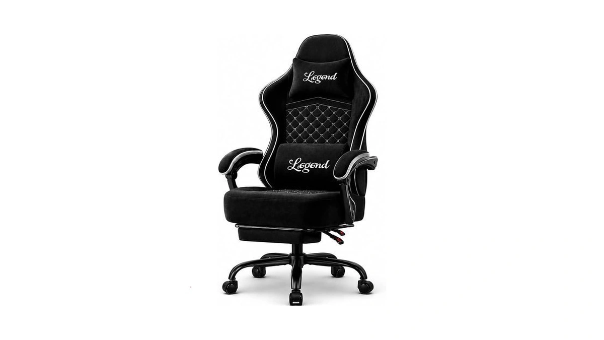 Gaming Chair For Adults With Footrest, Ergonomic Computer Chair, 330