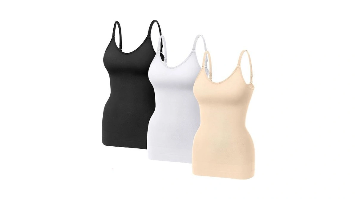 Kikimink Womens Shapewear Tank Top Tummy Control - Seamless Compression