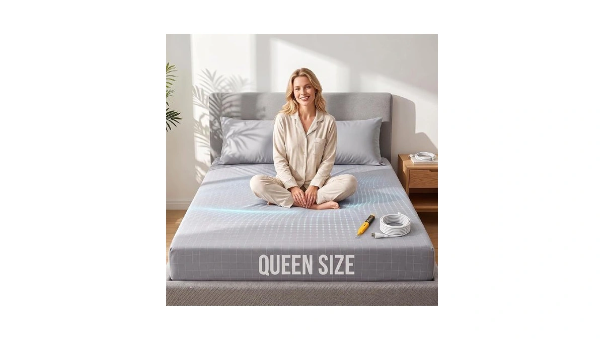 Grounding Sheets Queen Size, 76% Cotton+4% Silk+20% Pure Silver, Deep