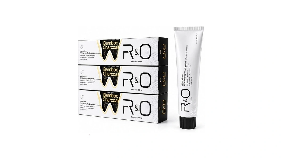 Keke Bamboo Charcoal Whitening Toothpaste With Hydroxyapatite & Fresh Mint,