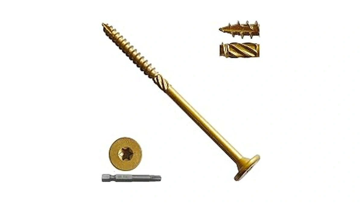 Inch Lag Screws,structural Wood Screws,heavy-duty Outdoor Deck Construction,timber Screws,framing,rust Resistant