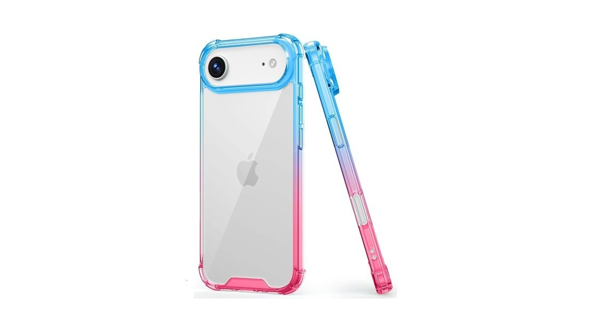 Salawat Compatible With Iphone Air Case, Clear Cute Gradient Slim