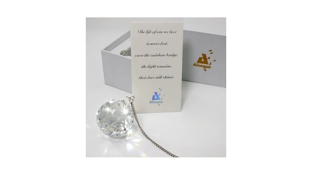 Crystal Ball Rainbow Maker,unique Memorial & Bereavement Gift For Daily