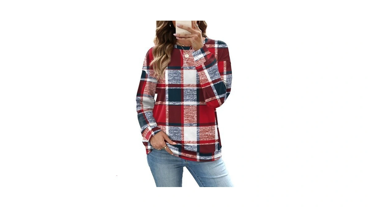 Plaid Sweatshirts For Women