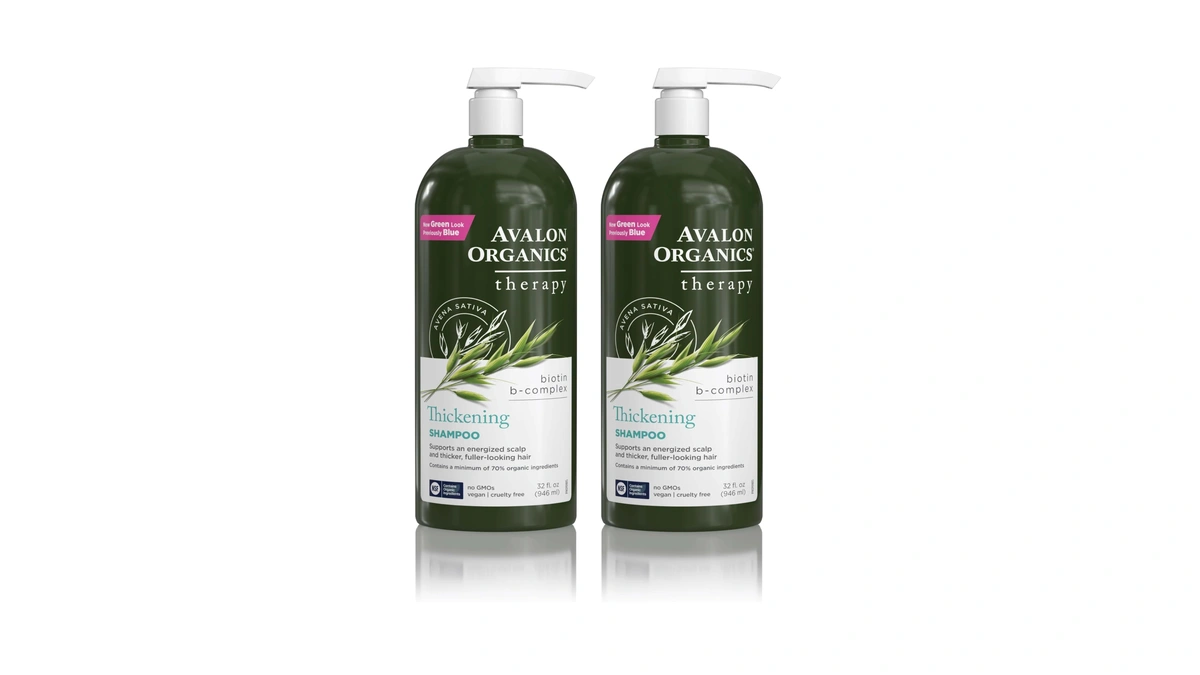 Avalon Organics Therapy Biotin B-complex Thickening Shampoo,32 Oz,(pack Of 2)