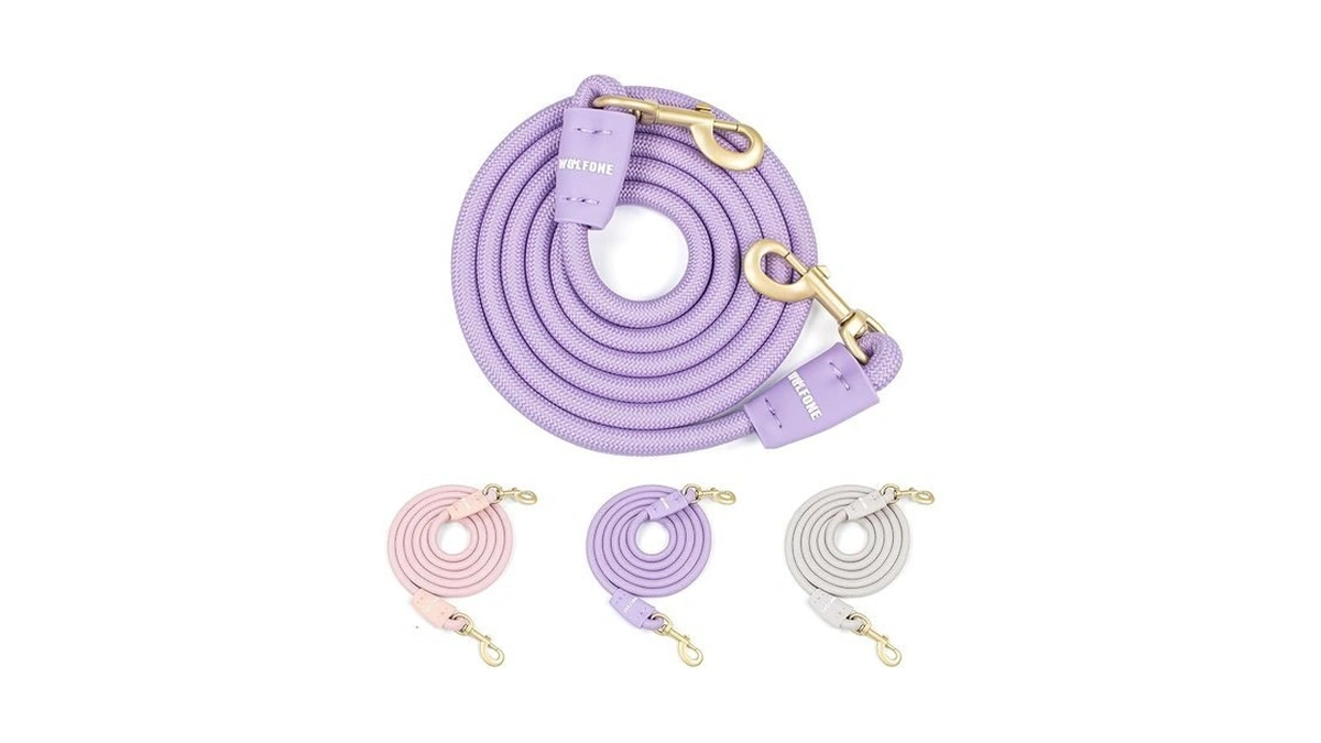 7ft Heavy Duty Dog Tie Out Rope Nylon Training Leash