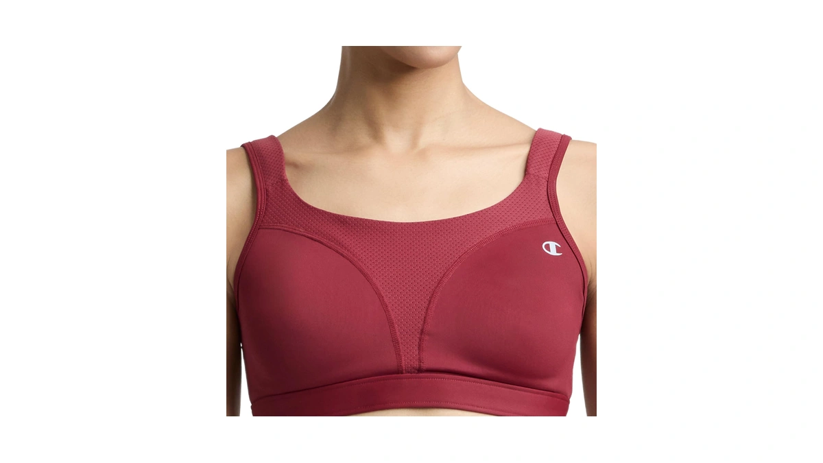 Champion Women's Sports Bra, High-impact, Maximum Support, Breathable, Moisture-wicking Fabric,