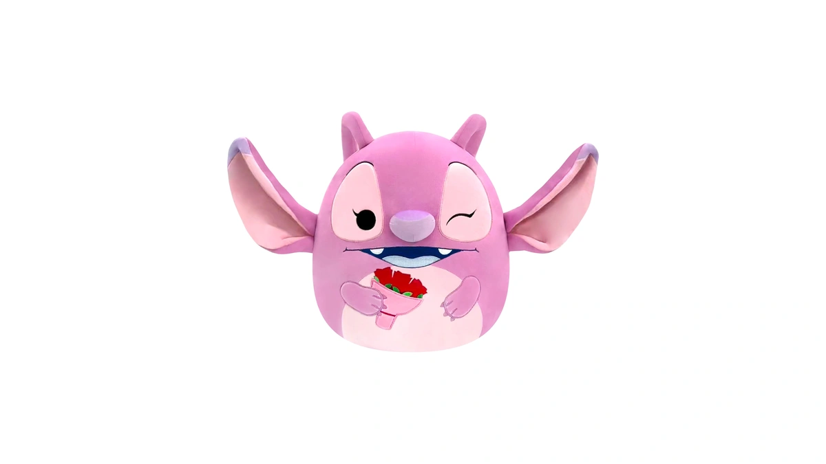 Squishmallows Original Disney 12in Angel With Bouquet Plush (medium-sized)