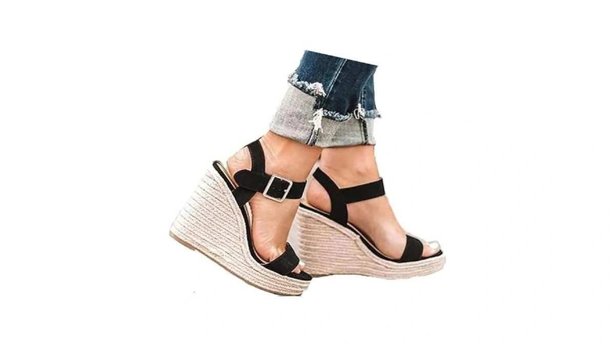 Sumojiu Espadrille Wedge Sandals