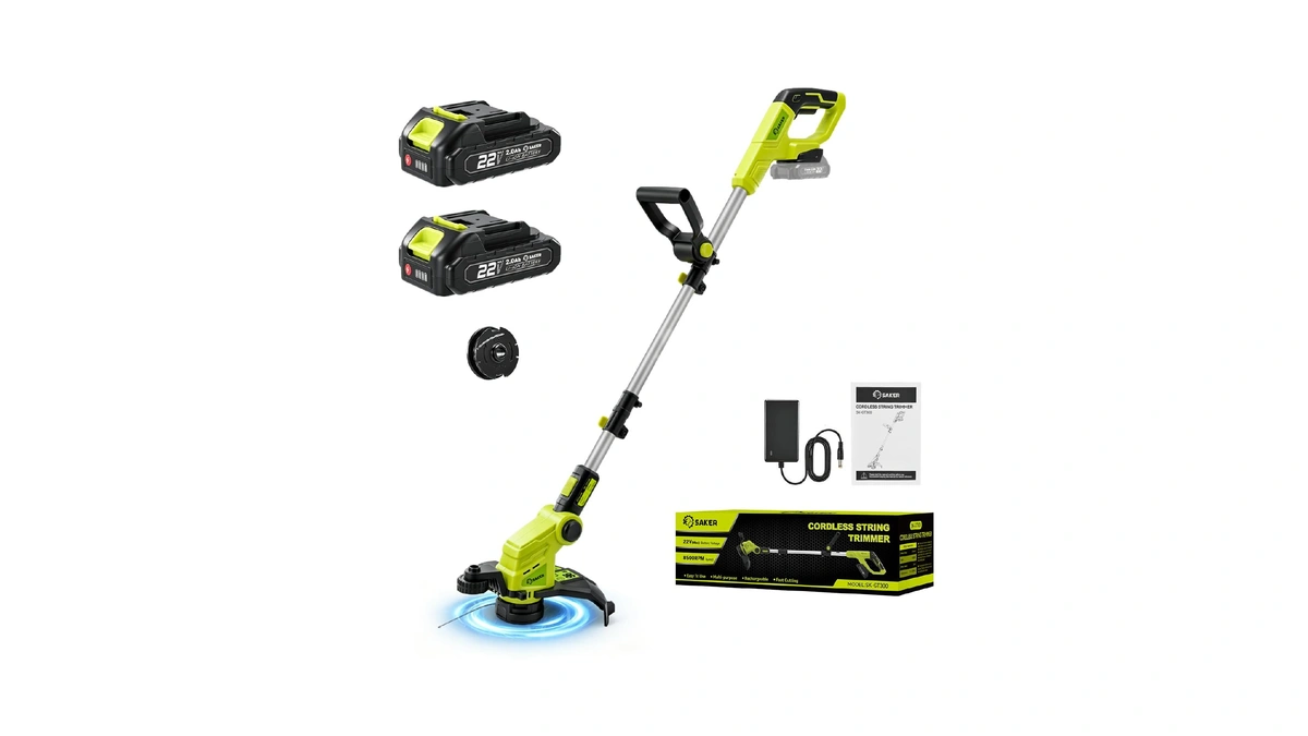 Saker Cordless Weed Wacker,3-in-1 Weed Cutter With Auto Line Feed,
