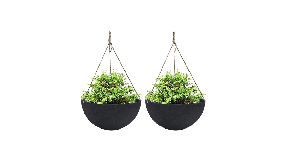 La Jolie Muse Hanging Planters For Outdoor Plants, Large Hanging