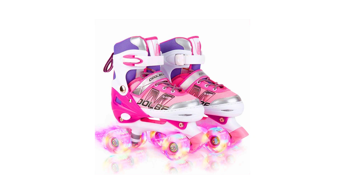 Sowume Adjustable Kids Roller Skates For Girls And Women, All