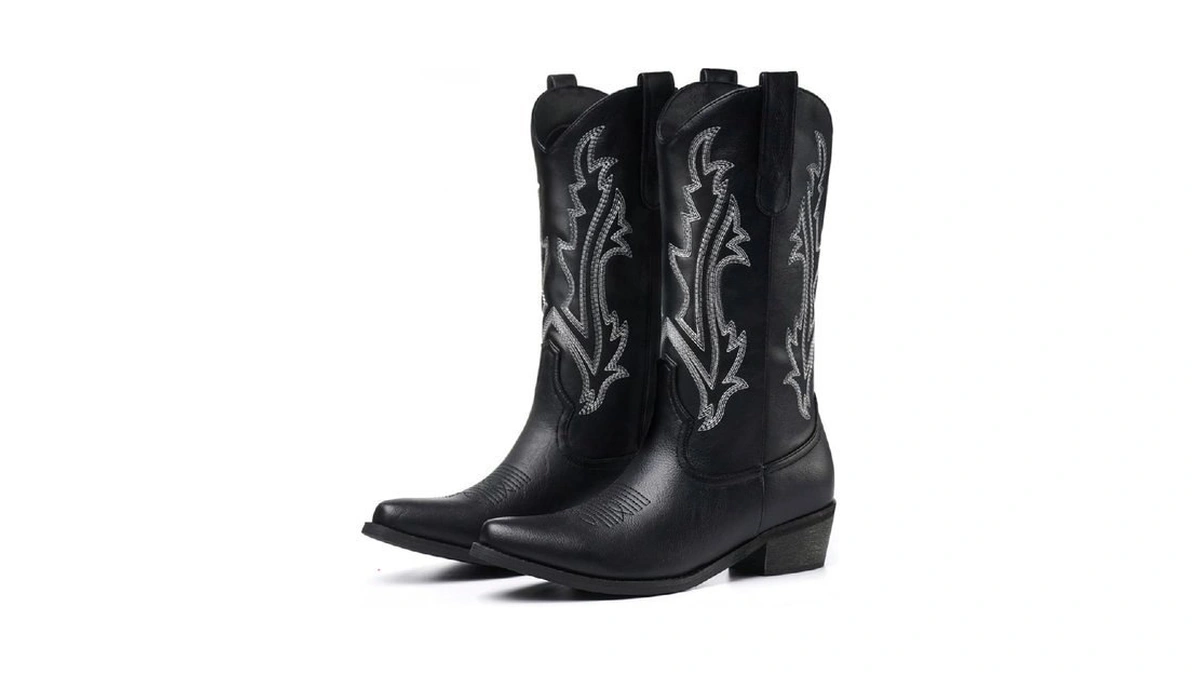Ruruna Embroidered Cowboy Boots