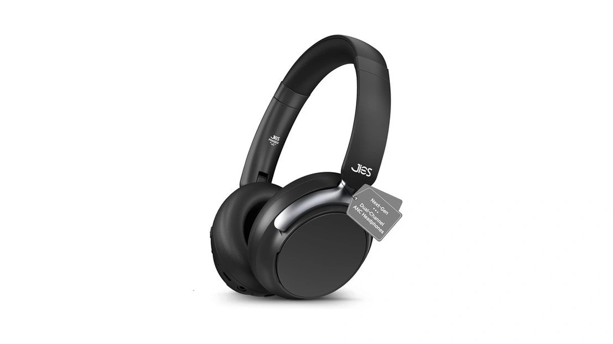 Funhub Over-ear Hybrid Active Noise Cancelling Headphones, Bluetooth 5.4, 160h