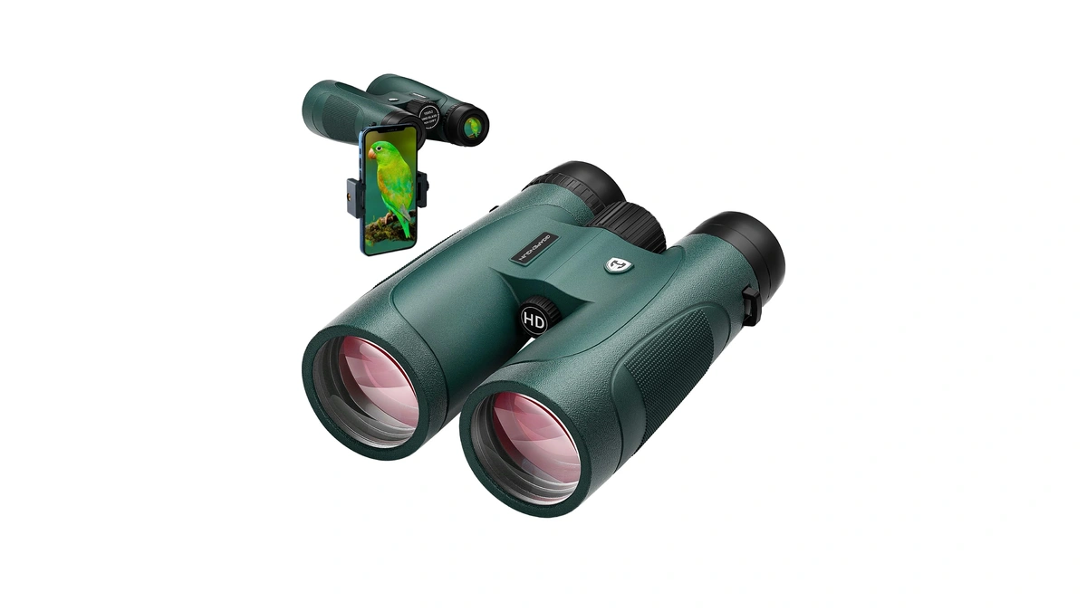 15x52 Hd Binoculars For Adults High Powered With Upgraded Phone