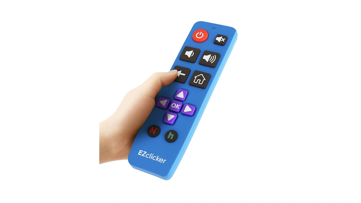 Ezclicker Tv Remote For Roku Only, Big Button, Not For