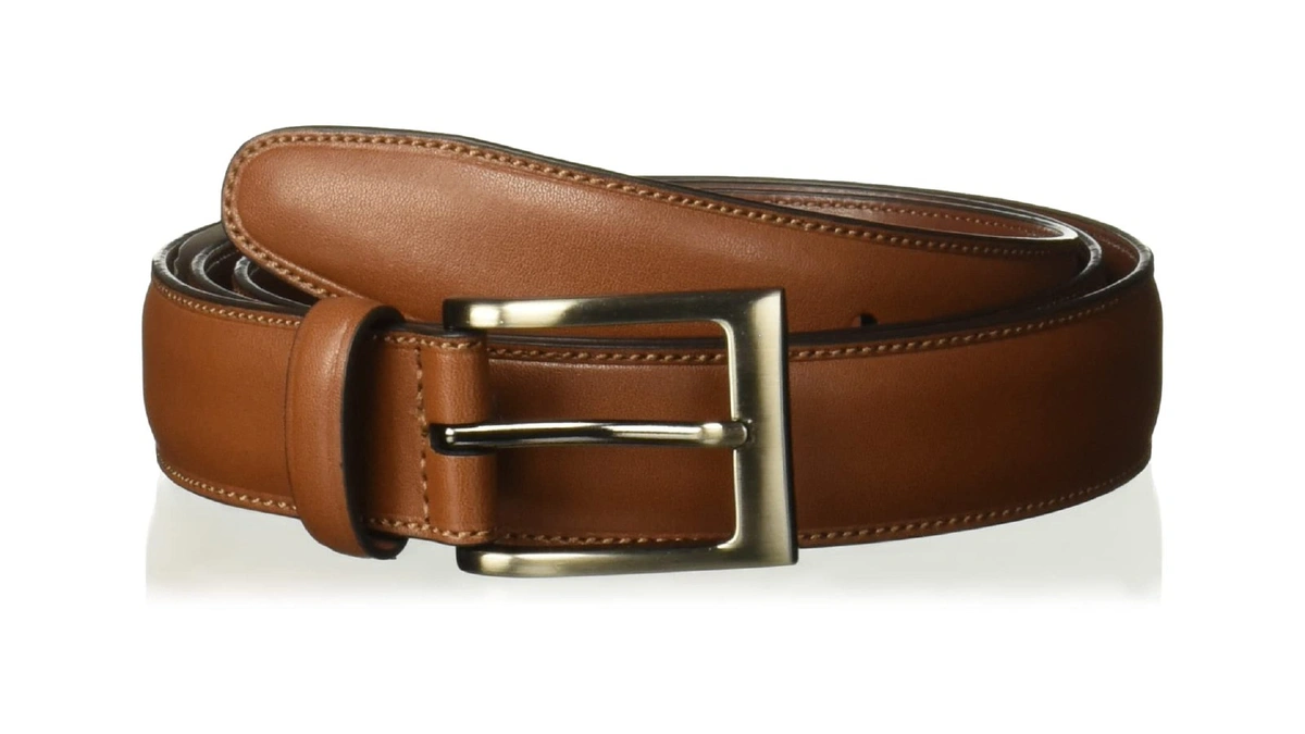 Perry Ellis Men’s Portfolio Timothy Leather Belt (available In Big