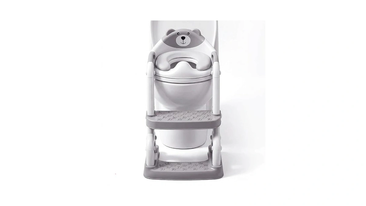 Potty Training Seat 8‑level Adjustable With Splash Guard & Folding