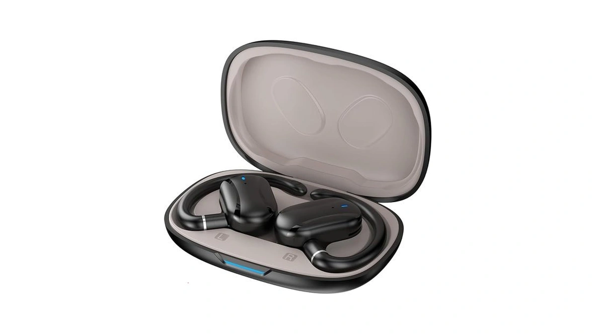 Sixthgu Open Ear Headphones, Wireless Earbuds Lightweight Adjustable Ear Hooks,