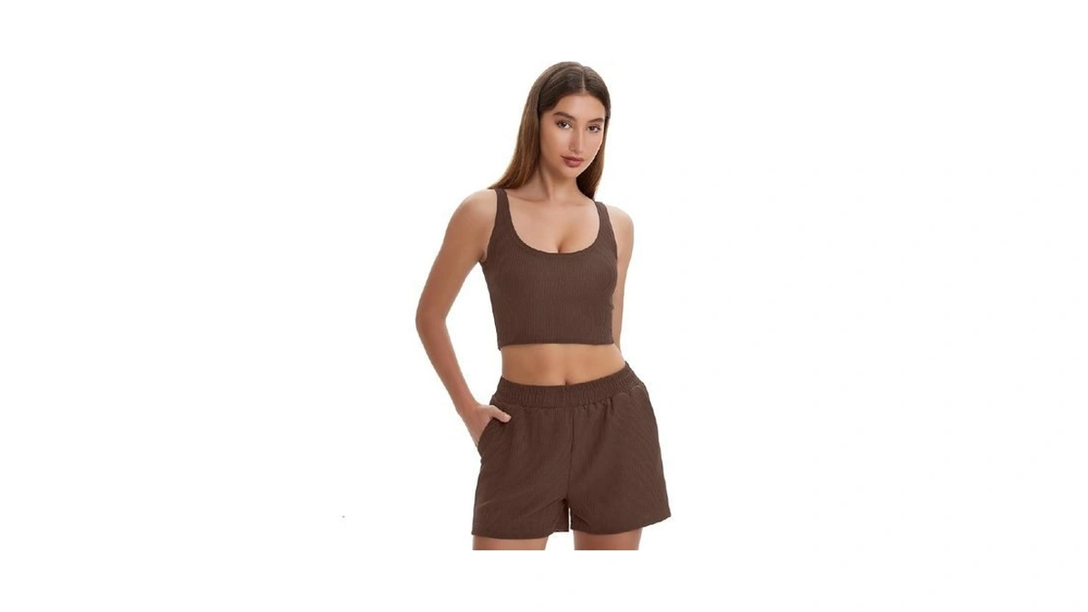 Yoakuka Women's Two Piece Sets Summer Casual Outfits 2026 Sleeveless