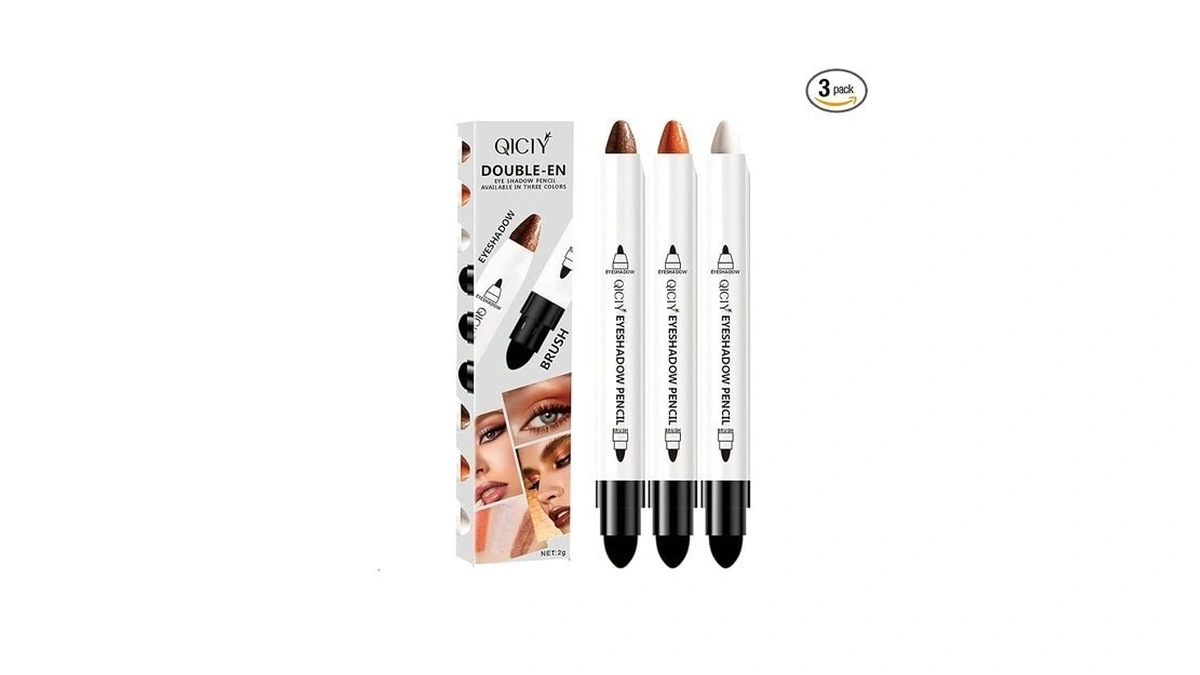 Admd Eyeshadow Stick Set Dual-ended Colorful Pencil Crayon Creamy 2-in-1