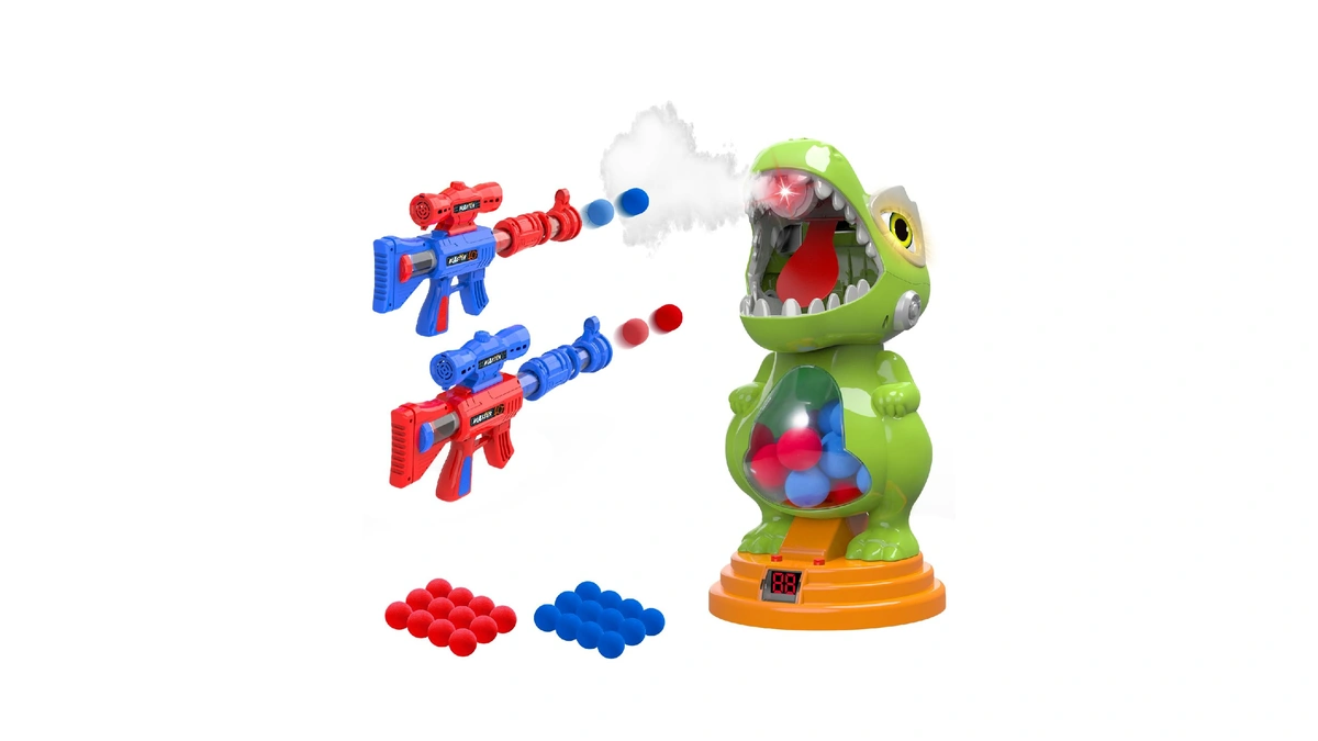 Aurotops Movable Dinosaur Shooting Toys For Kids Gifts For Boys