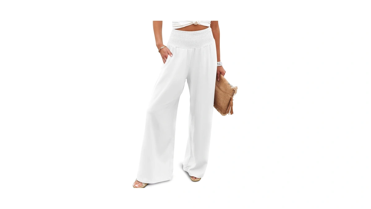 Jzc Women's Wide Leg Palazzo Lounge Pants Casual Comfy High
