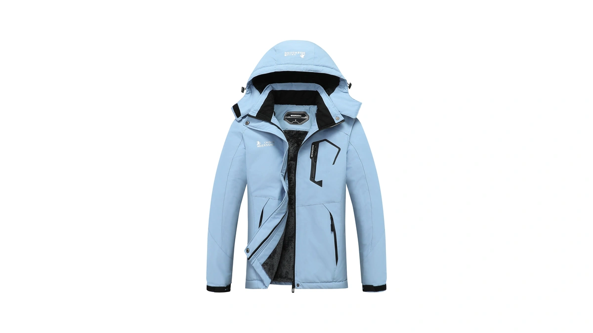 Moerdeng Women's Waterproof Ski Jacket Warm Winter Snow Coat Mountain