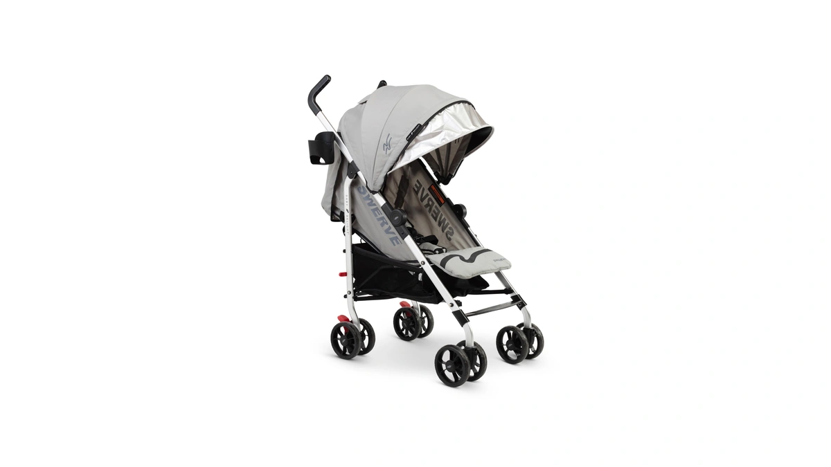 Baby Delight Lightweight Swerve Stroller, Grey